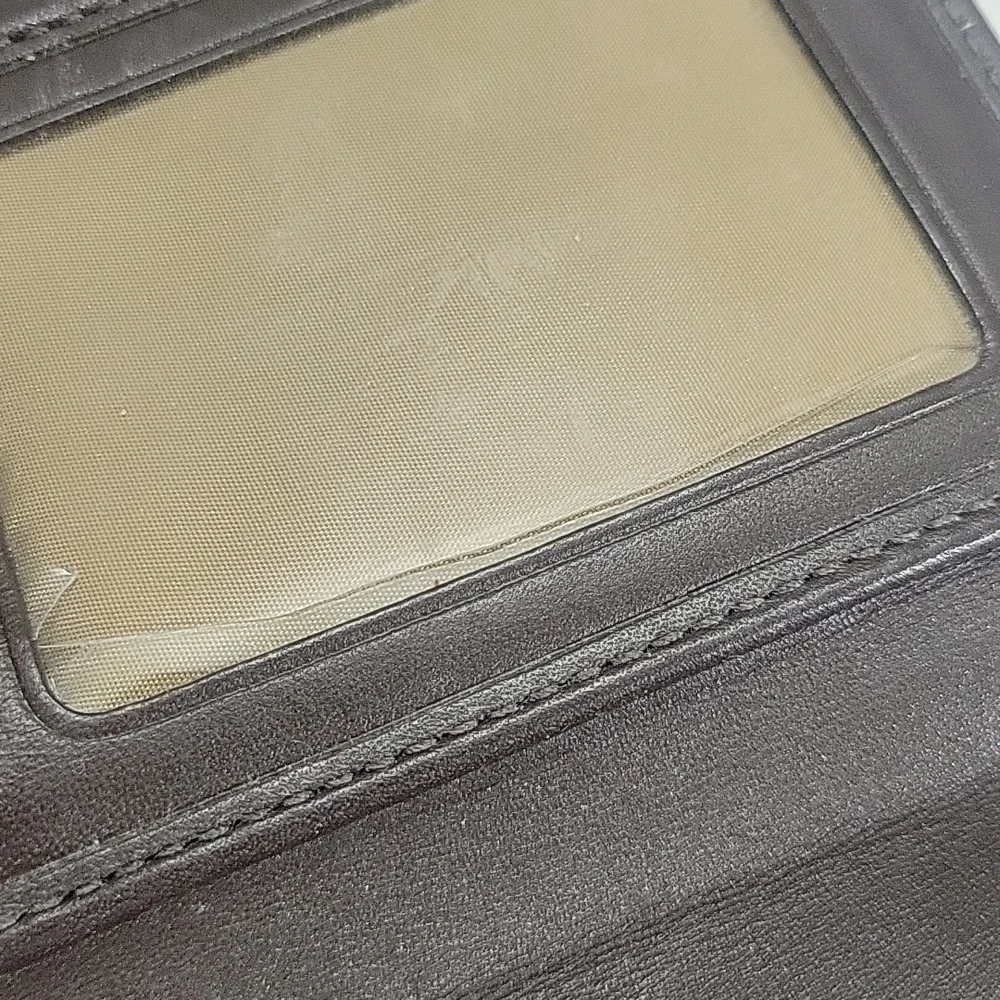 Coach Brown Signature Canvas/Leather Wallet